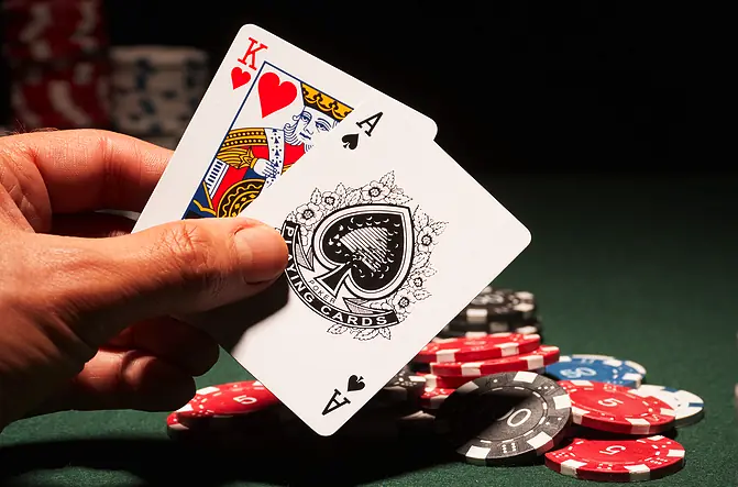 Rabona blackjack game